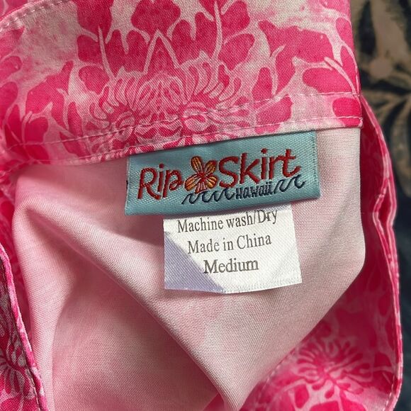 EXCELLENT CONDITION WOMEN’S SIZE MEDIUM BALI PINK RIPSKIRT LENGTH 2 - Picture 7 of 7